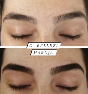 Henna_cejas_4 Diseño de cejas antes y después del tratamiento de henna